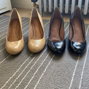 Black and Nude Heels by Corso Como